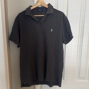 Polo by Ralph Lauren Men's Dark Gray Polo Shirt